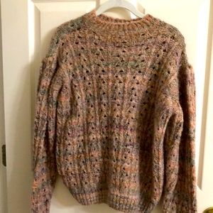 Pink Puffy Italian Sweater